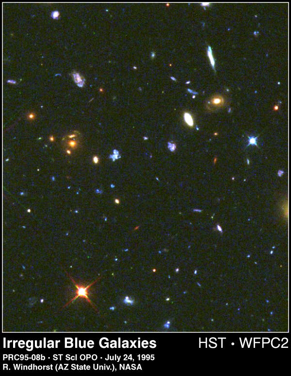 Deep View of Early Universe Helps Solve the Faint Blue Galaxy Mystery (1995-08-269)