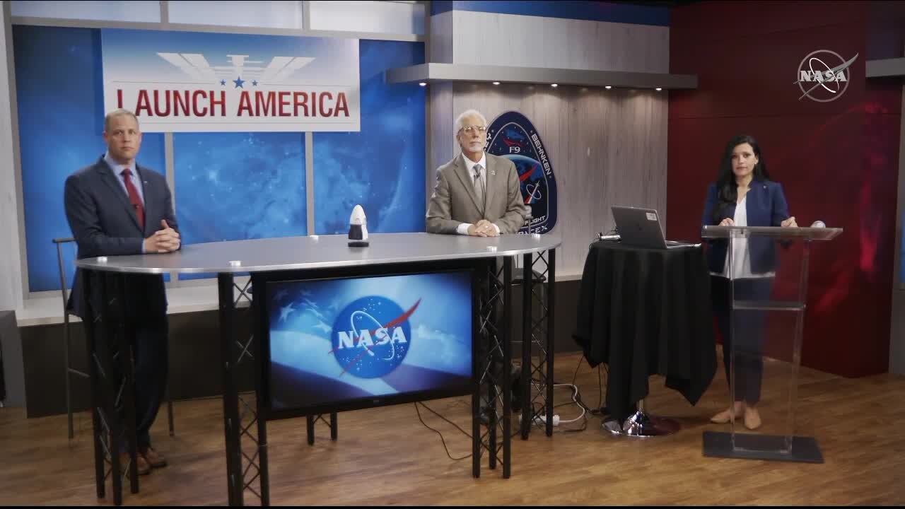 They Made it; NASA Shares Update Following Hashtag LaunchAmerica Arrival at the International Space Station.webm