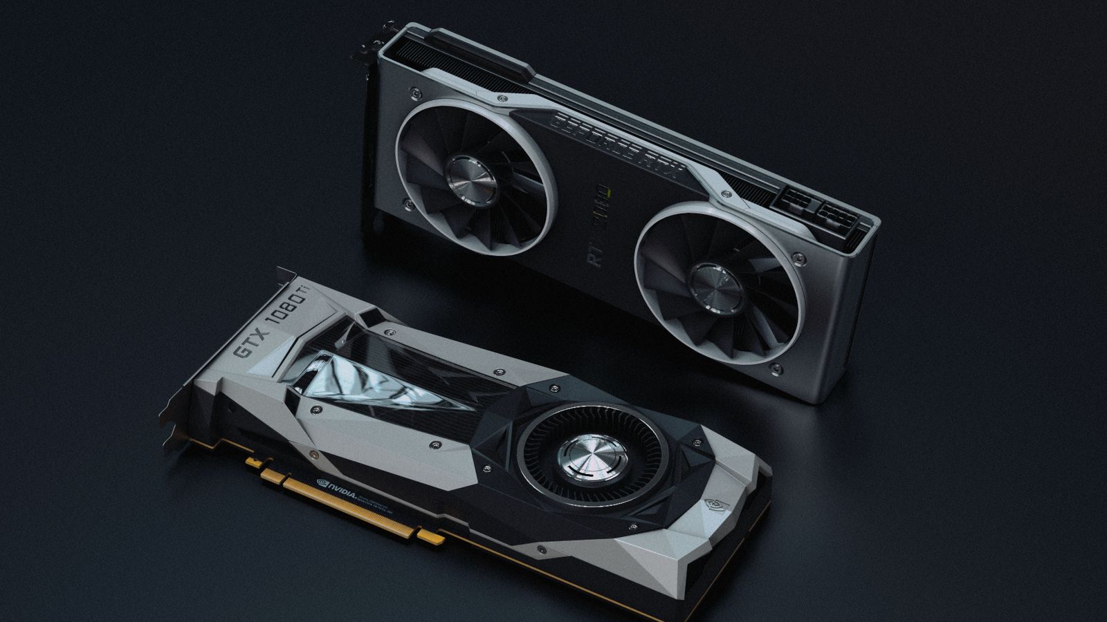 A close-up view of modern GPU units, ideal for gaming and tech visuals.