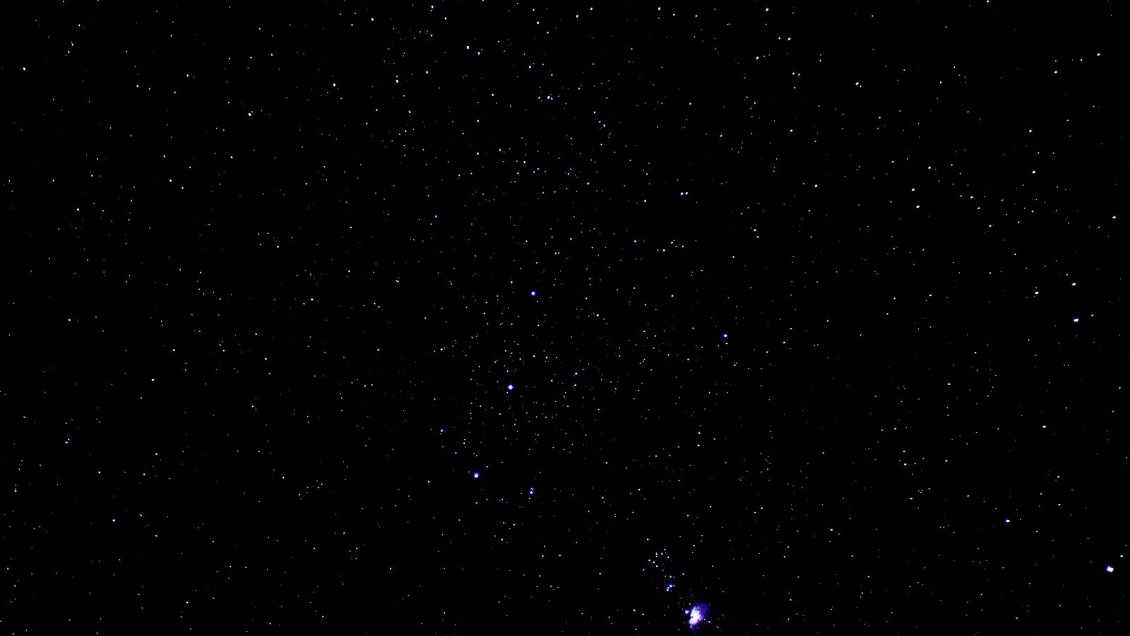 Beautiful starry night sky capturing constellations and celestial bodies.