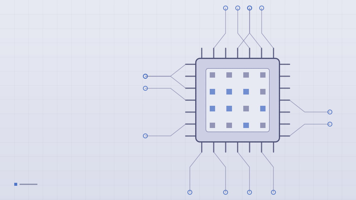 WORLDTECH illustration for the Chips & Hardware story "Arm introduces new AI-native compute platform built for agentic AI and mobile graphics": abstract a processor die with circuit traces. Not a photograph of the event.