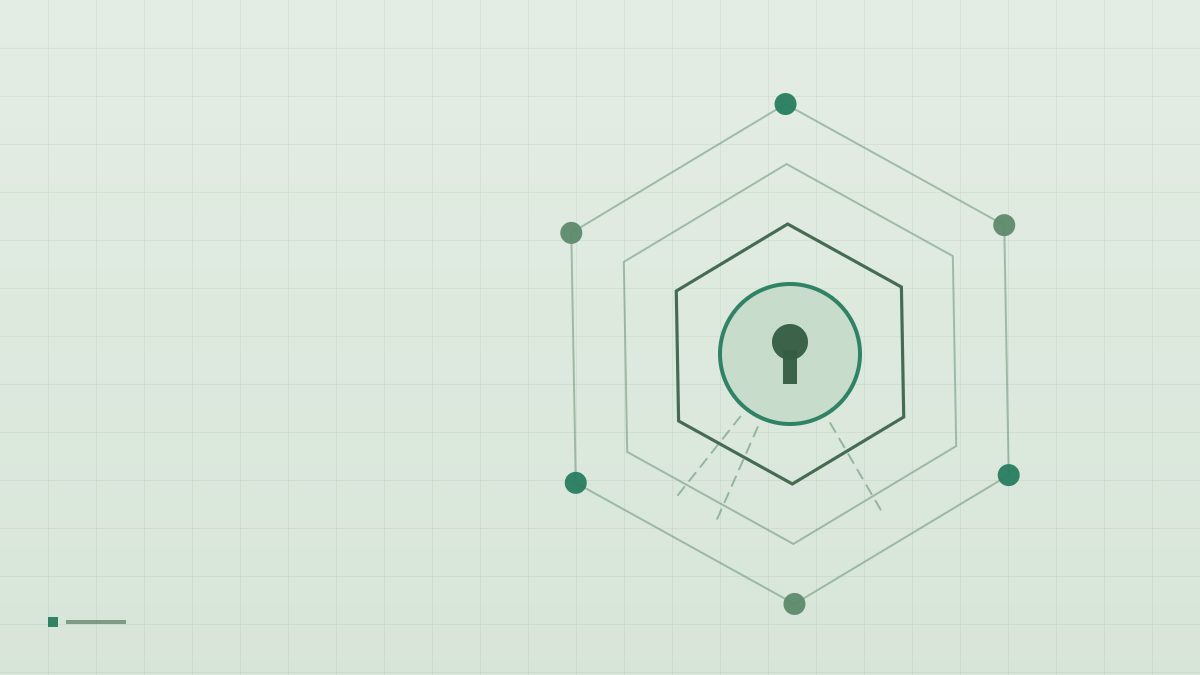 WORLDTECH illustration for the Cybersecurity story "CISA Adds Two Known Exploited Vulnerabilities to Catalog": abstract concentric protective hexagonal rings. Not a photograph of the event.