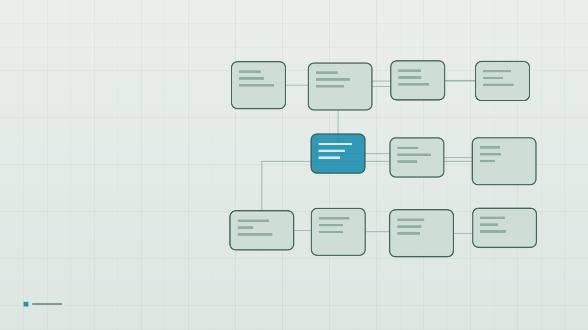 WORLDTECH illustration for the Technology story "Mozilla and Mistral: Partnering to expand AI competition and preserve user choice": abstract linked system modules on a grid. Not a photograph of the event.
